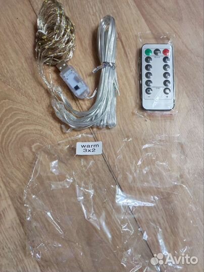 Гирлянда штора 3 на 2