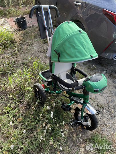 Детский велосипед с ручкой бу