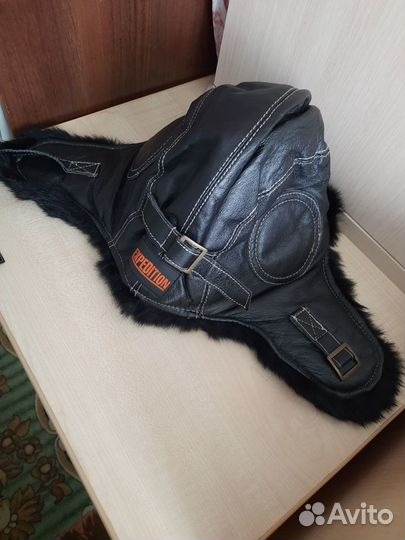 Шапка шлем зимняя