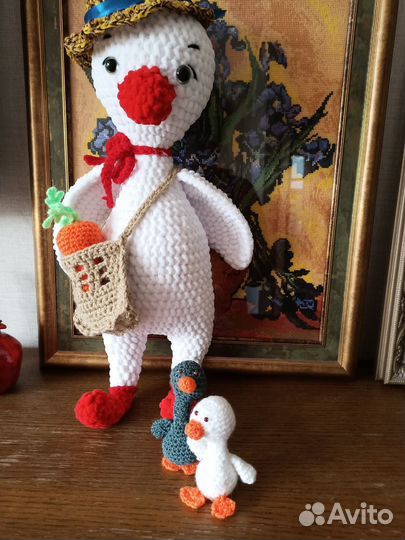 Гусь Вязаная игрушка