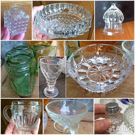 Посуда стекло фарфор хрусталь СССР