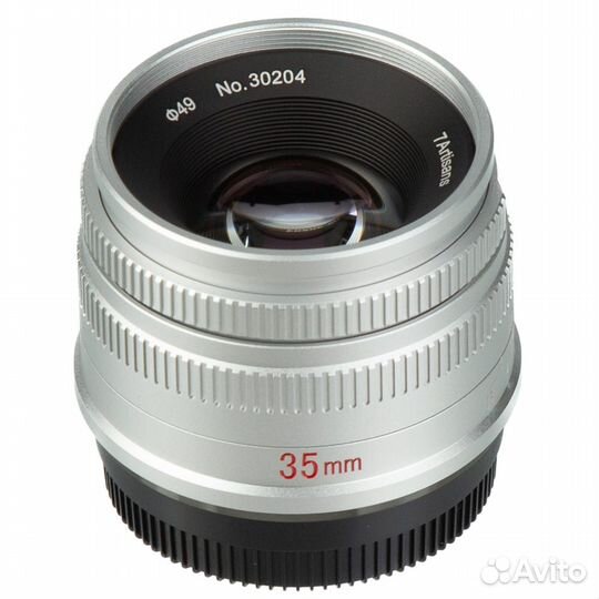 Объектив 7artisans 35mm F1.4 APS-C Fuji XMount сер