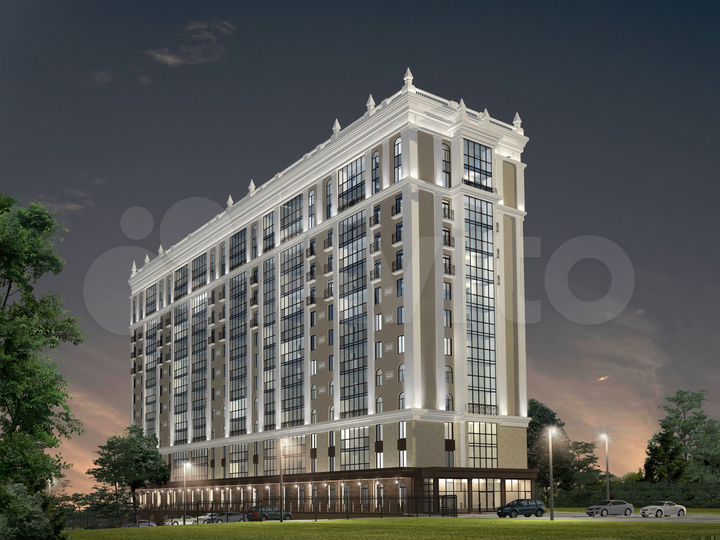 3-к. квартира, 114,5 м², 4/13 эт.