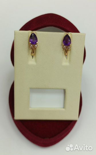 Золотые серьги проба 585 Арт.007458670124