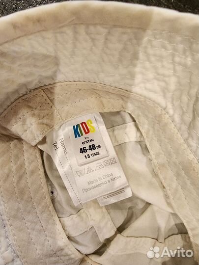 Панамки/кепки детские на мальчика пакетом