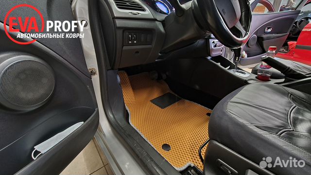 Eva коврики 3D на renault fluence салон и багажник