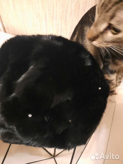 Шапка норковая женская