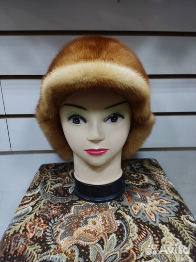 Шапка ушанка женская норка