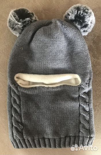 Новая детская шапка-шлем, на 1,5-2,5 года