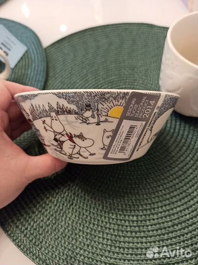 Кружка и пиала Arabia moomin 2014