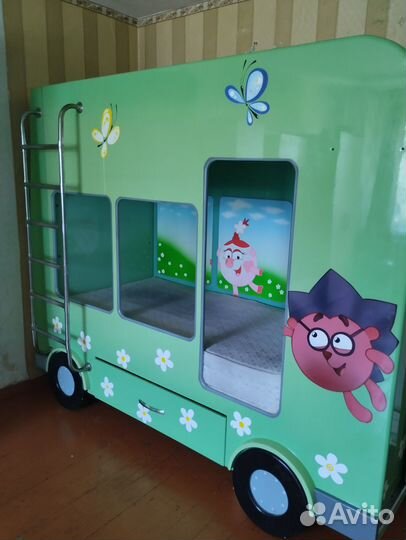 Детская двухъярусная кровать бу для детей