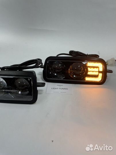 LED надфарники niva 4х4