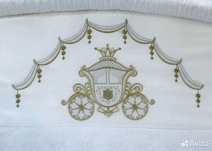 Набор бортиков в кроватку Lappetti Кареты