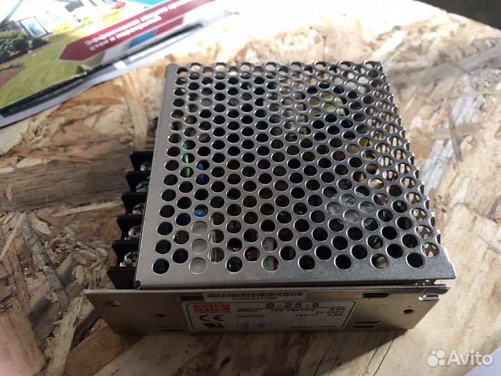 Блок питания mean-well S-25-5