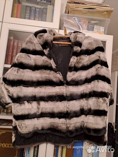 Шубка кейп, кролик, 42 размер, новая
