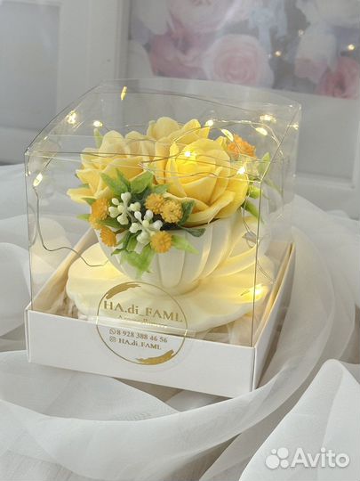 Мыло ручной работы букеты