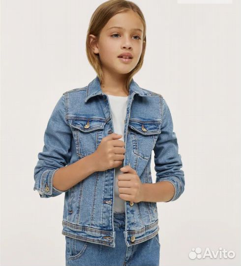 Джинсовая куртка для девочки