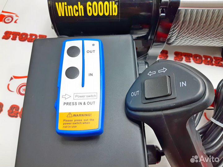 Лебедка автомобильная electric winch 6000 LBS 12V