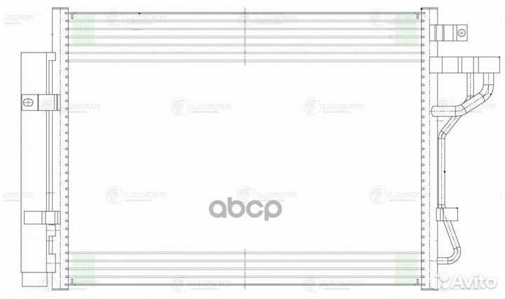 Конденсер KIA picanto 1.0/1.2 11- lrac 0832 luzar