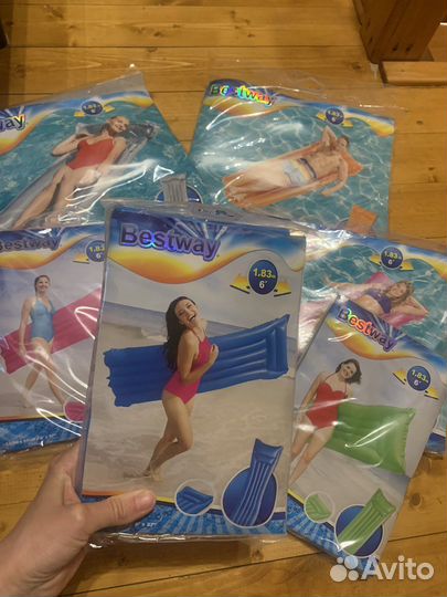 Надувной матрас для плавания новый