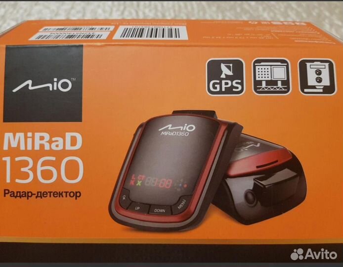 Радардетектор Mio MiRad 1360 с GPS