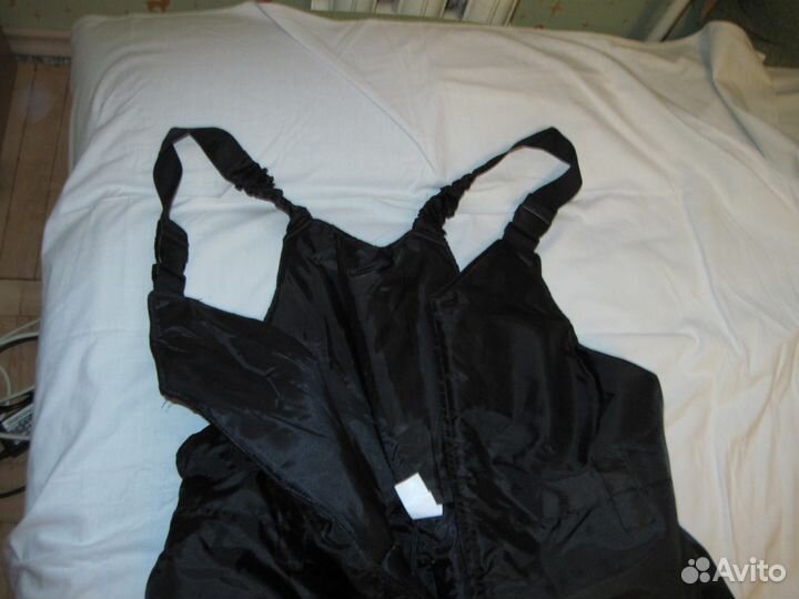 Теплый мужской комбинезон (черный)