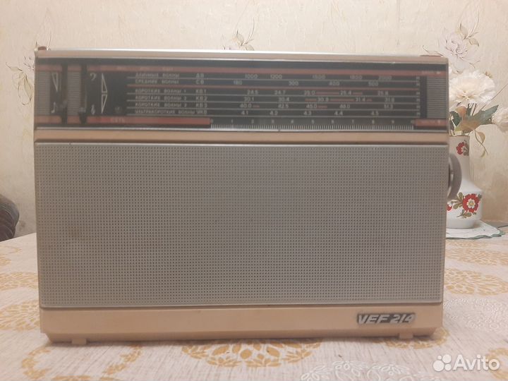 Советский радиоприемник vef 214