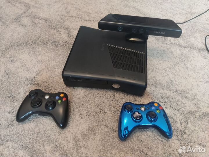 Прошитый Xbox 360 250Gb+Kinect+40 игр