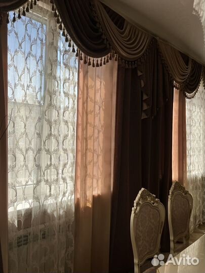 Шторы с ламбрекеном бу