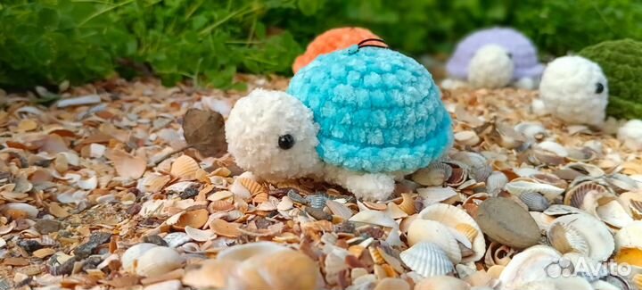 Черепашки. Игрушки вязаные крючком