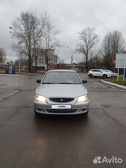 Hyundai Accent 1.5 МТ, 2003, 201 457 км