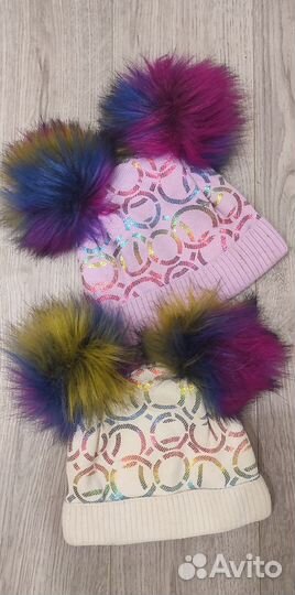 Шапки для двойняшек на годик