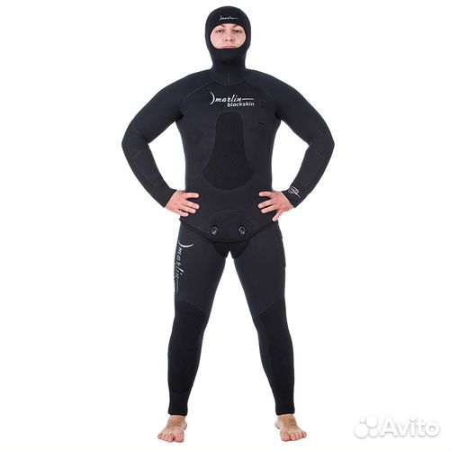 Гидрокостюм Marlin blackskin черный (3 5 7 9мм )