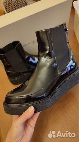 Ботильоны John Galliano кожа, лак 38 размер