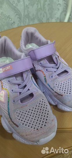 Кроссовки для девочки размер 36