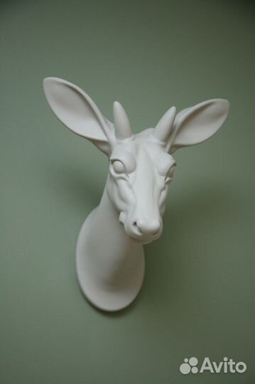 Голова оленя настенное украшение