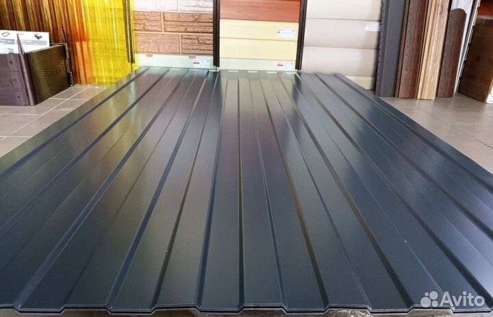 Профлист на крышу мп20 0,4 цвет графит