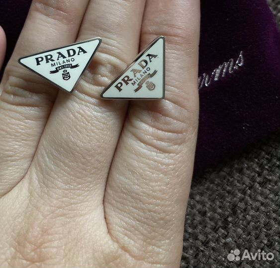 Серебряные серьги новые