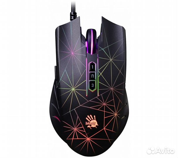 Мышь A4Tech Bloody P81s Starlight, рисунок
