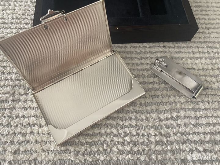 Подарочный набор визитница + зажим для денег