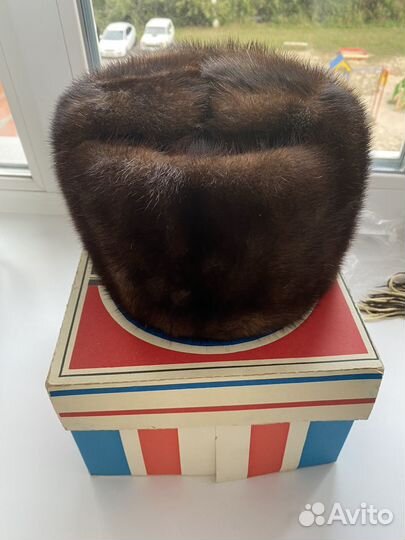 Норковая шапка мужская