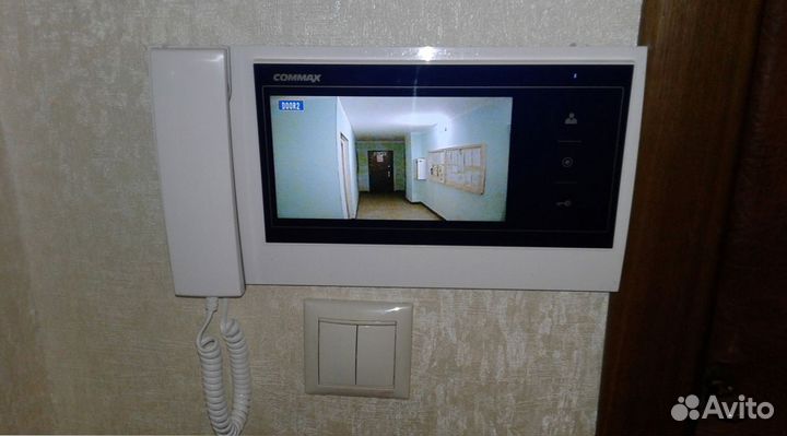 Установка видео домофона скуд