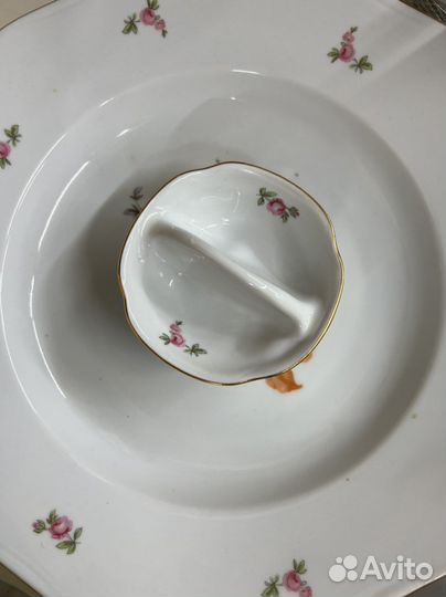 Сервиз столовый Чехословакия «Мейсенский букет»