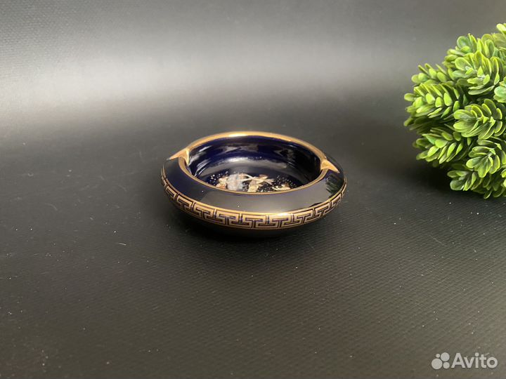 Пепельница керамическая винтажная