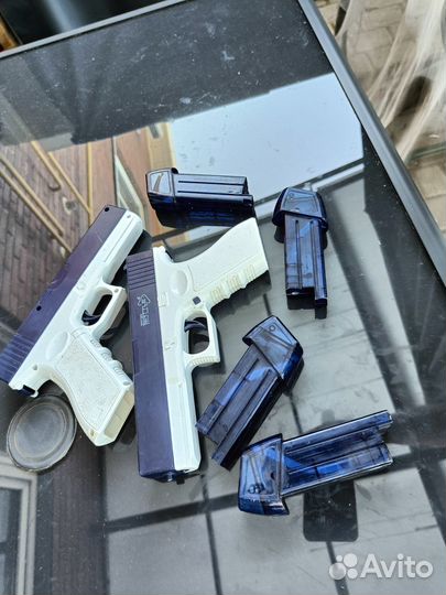 Электрический водяной пистолет glok 18