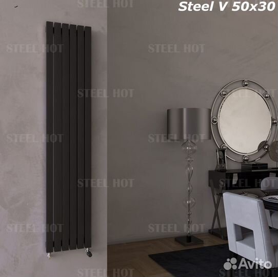 Вертикальный радиатор Steel-Hot \ Завод