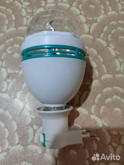 Игрушка лампа, вращается, огоньки бегают