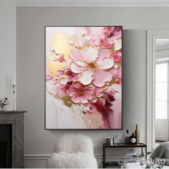 Картины с цветами интерьерная картина цветы