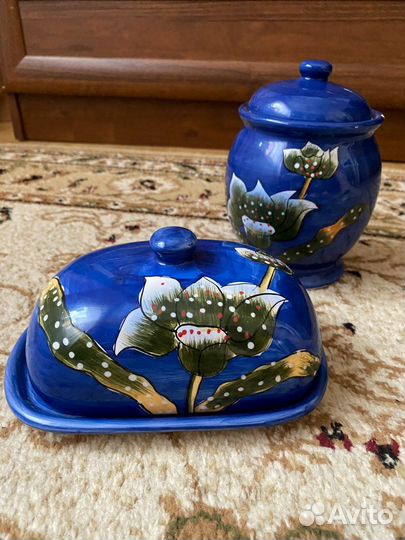 Масленка и сахарница