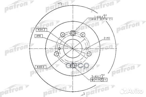 Диск тормозной задн toyota: camry 91-96, camry